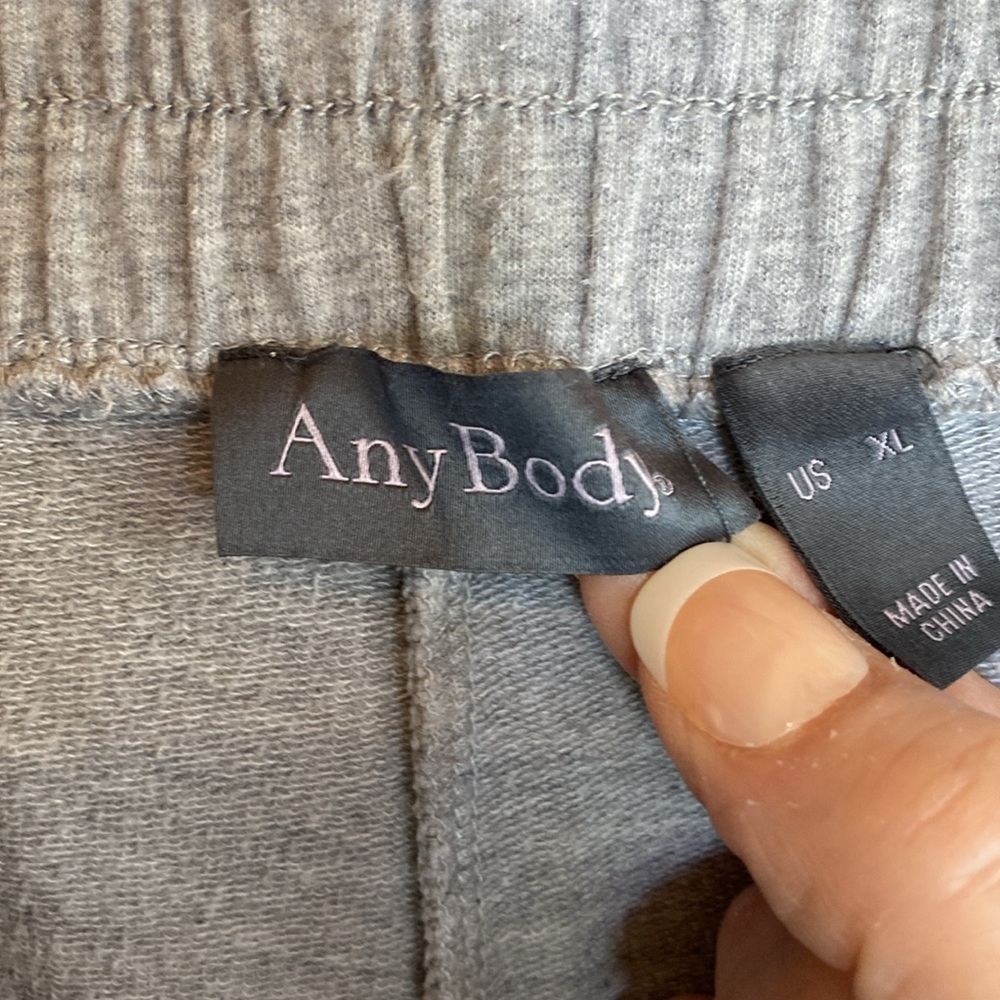 AnyBody Soft Gray Casual Pants - Picture 7 of 8